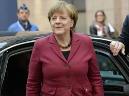 En conferencia, Angela Merkel indica que hay disposición para proporcionar más financiación a proyectos pro-refugiados. AFP / T. Charlier