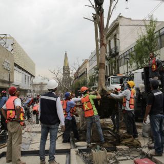Dan toques finales a plazoleta frente al Mercado Corona