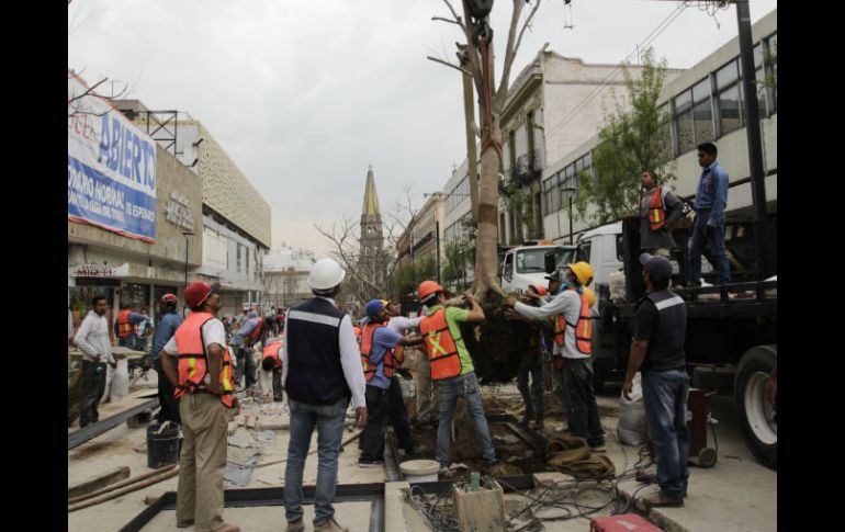 Trabajadores afirmaron que la plazoleta estaría abierta desde el lunes 21 de marzo. EL INFORMADOR / A. García