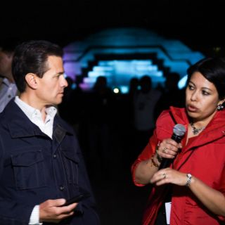 Peña Nieto inaugura Experiencia Nocturna de Teotihuacán