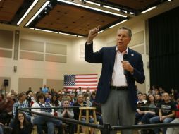 Kasich, gobernador de Ohio y adalid del pragmatismo político, es el candidato con más desventaja en las primarias republicanas. AFP / G. Frey