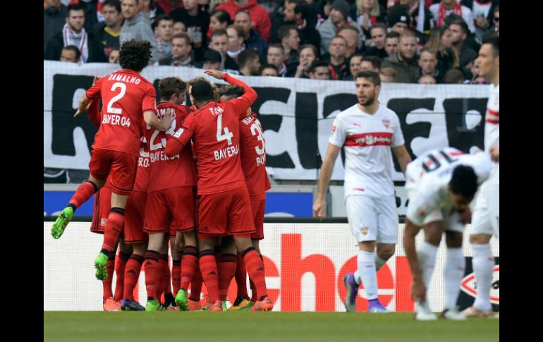 El cuadro de Leverkusen ahora tiene cupo para la Europa League. AP / D. Calagan