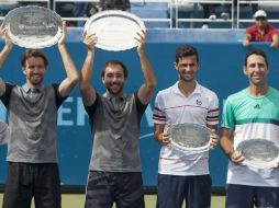 El mexicano y el croata tuvieron el apoyo de más de dos mil aficionados en la cancha principal del Complejo Panamericano de Tenis. EL INFORMADOR / R. Tamayo