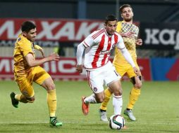 Los errores por desconcentración le costaron la octava derrota consecutiva al conjunto 'azul y amarillo', ubicándolo en octavo lugar. TWITTER / @olympiacos_org