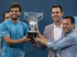 El juego agresivo de Jaziri cautivó a los tapatíos, que terminaron por apoyar al tunecino en un juego de puntos muy largos. EL INFORMADOR / R. Tamayo