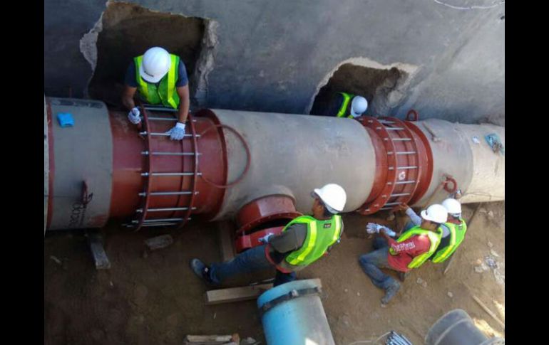 El SIAPA señaló que los trabajos de mantenimiento concluyeron antes de lo previsto. FACEBOOK / Siapa Gdl