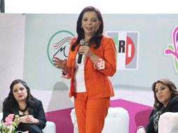 La secretaria general del CEN del PRI, Carolina Monroy del Mazo. TWITTER / @CarolinaMonroy_