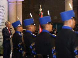 En el Antiguo Palacio del Ayuntamiento, Mancera preside esta mañana la ceremonia en honor al impulsor de las Leyes de Reforma. TWITTER / @ManceraMiguelMX