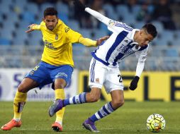 Esta temporada, Reyes está jugando en España con Real Sociedad. EFE / ARCHIVO