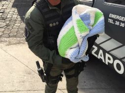 La bebé se encuentra en el Hospital de Zapopan a la espera de entregarla a las autoridades correspondientes. ESPECIAL /