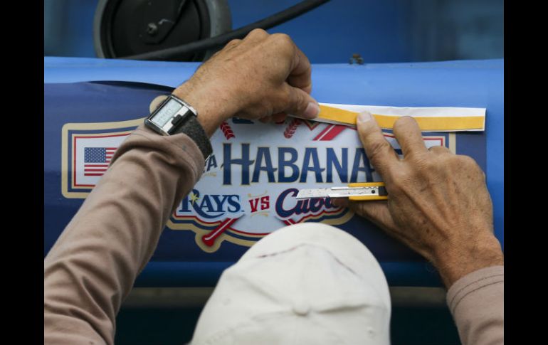 El beisbol es algo que une a las dos naciones, dijo Manfred. AP / W. Vragovic