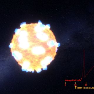 Observan por primera vez una onda de choque de una supernova