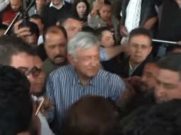 El tabasqueño hizo un llamado a los militantes de Morena en Baja California para que eviten divisiones. YOUTUBE / Síntesis TV