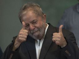 Luiz Inácio Lula da Silva, en un acto de apoyo a la mandataria brasileña, Dilma Rousseff. EFE / S. Moreira