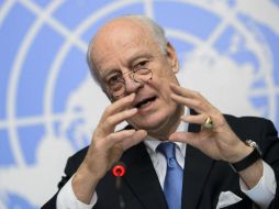 Stafan De Mistura indica que piden ser lo más inclusivos posible. AFP / F. Coffrini