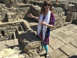 El complejo arqueológico que confirma la teoría consiste en dos mansiones con baños de purificación ritual. EFE /