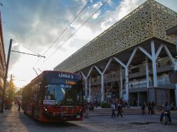 Las 25 unidades de Sitren-Trolebús transitan con una frecuencia de paso de seis minutos aproximadamente. ESPECIAL / Gobierno de Jalisco