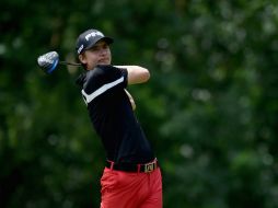 Ortiz definirá mañana viernes si queda en los 70 golfistas con mejor desempeño. AFP / ARCHIVO