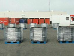 El operativo al contenedor que tenía los tambos se efectuó el pasado 18 de marzo. TWITTER / @SEMAR_mx