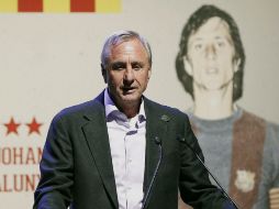Johan Cruyff dirigió al Barcelona de 1988 a 1996, el estilo que le imprimió dura hasta hoy. EFE / A. Dalmau