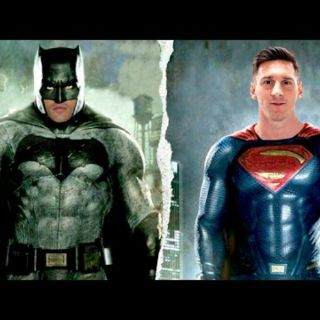 CR7 y Messi, en parodia de Batman vs Superman