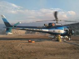 Equipo del helicóptero Zeus apoyando al gobierno de Zapopan. TWITTER / @PoliciaGDL