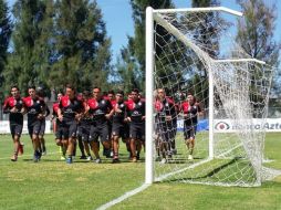 El entrenamiento tuvo ausencias de Rafael Márquez, Alfonso González, Daniel Álvarez, Álvaro González, Egidio Arévalo y Felipe Baloy. TWITTER / @atlasfc