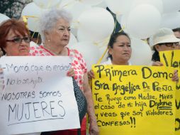 Personas marchan por Veracruz para exigir justicia; el padre de Daphne agrega ''sólo estoy defendiendo a mi hija''. SUN / P. Morales