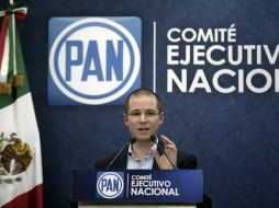 'Exigimos al gobierno federal que cuide, por supuesto, a la ciudadanía, pero también a nuestros candidatos', afirma Anaya. SUN / ARCHIVO