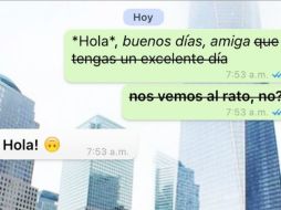 Por el momento sólo ha llegado a dispositivos iOs y a usuarios que manejen en sus dispositivos la última versión de Android. ESPECIAL /