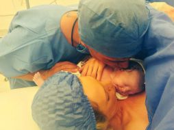 Horas antes, Matías había posteado una foto de su bebé. TWITTER / @chavoalustiza