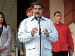 Maduro advirtió desde días pasados que vetaría la ley, que 'protege a terroristas'. AFP / F. Parra