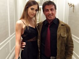 Sistine firmó un contrato con IMG Models y será fotografiada por Inez van Lamsweerde. INSTAGRAM / @sistinestallone