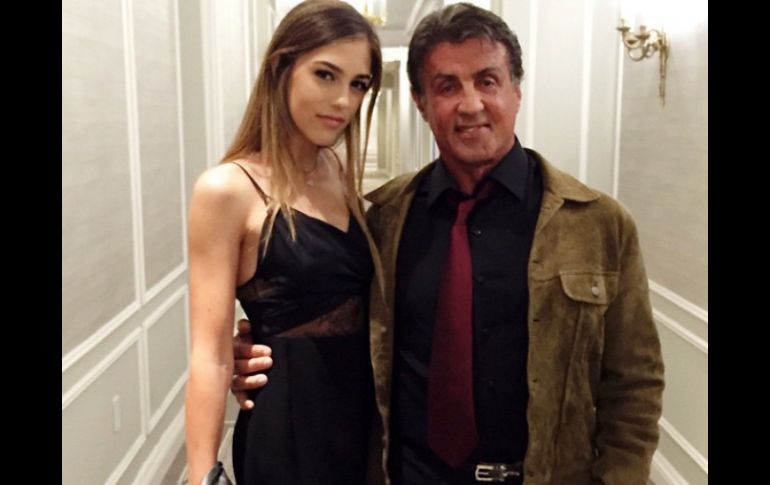 Sistine firmó un contrato con IMG Models y será fotografiada por Inez van Lamsweerde. INSTAGRAM / @sistinestallone