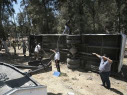 El accidente ocurrió la mañana de este jueves en el tramo carretero Coatepec-Xalapa, a la altura del río Sordo. EL INFORMADOR / ARCHIVO
