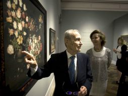 Está conformada por 40 pinturas de artistas españoles, italianos, flamencos y alemanes, entre otros. EFE / D. Maung