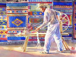 Teotitlán del Valle y Santa María del Valle mantienen vivas las milenarias tradiciones de los tejidos más finos de la entidad. EL INFORMADOR / J. Muñoz