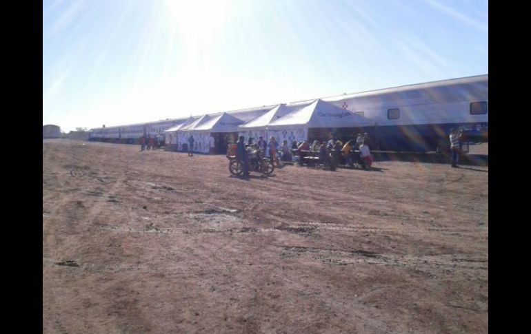 El Tren de la Salud visitará las poblaciones de Tequila, Sayula y Tuxpan. El horario de consulta es de 6:00 a 17:00 horas. ESPECIAL /