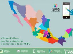 La aplicación es la única de su tipo que ofrece información oficial, precisa y específica sobre las rutas carreteras del país. TWITTER / @SCT_mx
