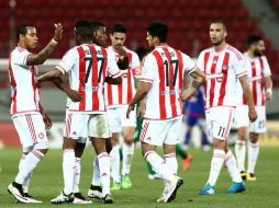 El partido se disputó en el Stadio Georgios Karaiskáki. TWITTER / @olympiacos_org