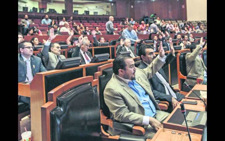 Apenas 14 de los diputados locales han completado la entrega de su información en la plataforma 3de3. EL INFORMADOR / F. Atilano
