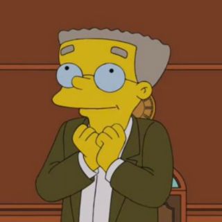 Smithers 'sale del clóset' en 'Los Simpson'