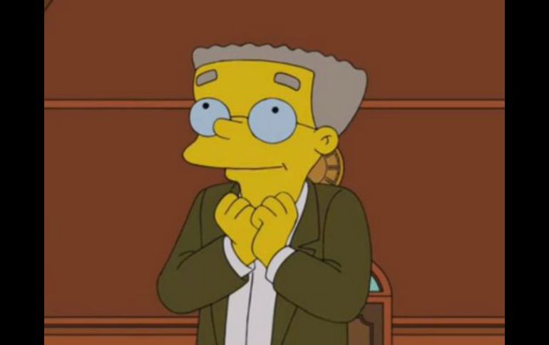 Durante el capítulo Smithers congenia con uno de los invitados, aunque la relación no va más allá. ESPECIAL /
