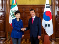 Los mandatarios confían en que se robustecerá la relación de intercambio comercial entre las dos naciones. NTX / Presidencia