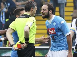 El máximo anotador del Nápoles no estará ante Verona, Inter, Bolonia y Roma. AP / ARCHIVO