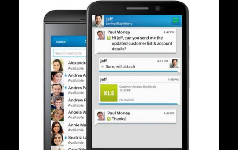 Los usuarios podrán editar los chats privados y eliminar los mensajes e imágenes que se envían por error. TWITTER / @BBM