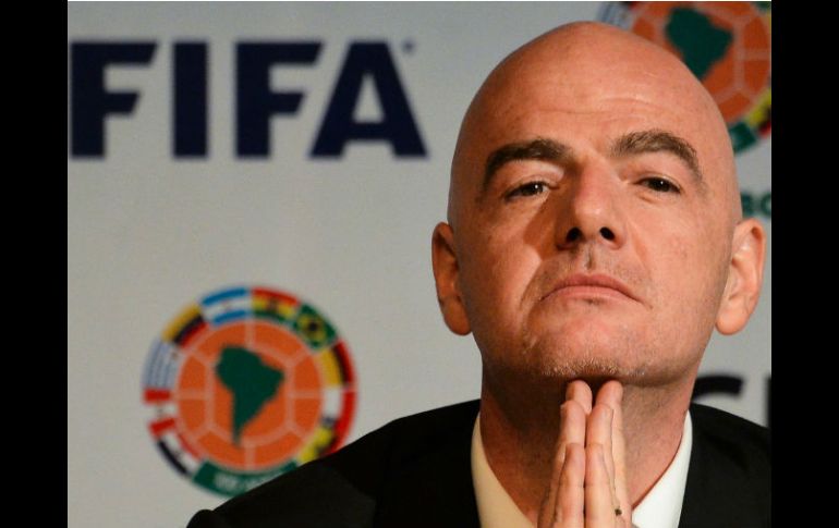 Se filtró que Infantino firmó en 2006 un contrato por los derechos de televisión de la Champions League. AFP / L. Acosta