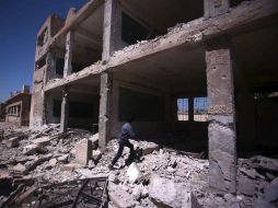 En Alepo se registran enfrentamientos entre las fuerzas del régimen sirio y sus milicias leales contra grupos islamistas. EFE / M. Badra