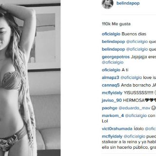 'Te quiero a ti', le dice Gio Dos Santos a Belinda en Instagram