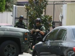 El operativo comienza alrededor de las 12:00 del día; un helicóptero sobrevuela la zona. EL INFORMADOR / R. Tamayo